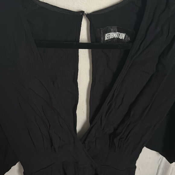 Reformation Cross Front Open Back Romper - Picture 4 of 4